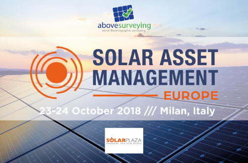 Above Surveying Ltd is proudly sponsoring this years Solar Asset Management Europe conference.